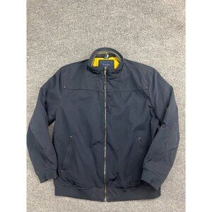 Christian Berg Jacket Men's 2XL Blue Full Zip Bomber Windbreaker Pockets